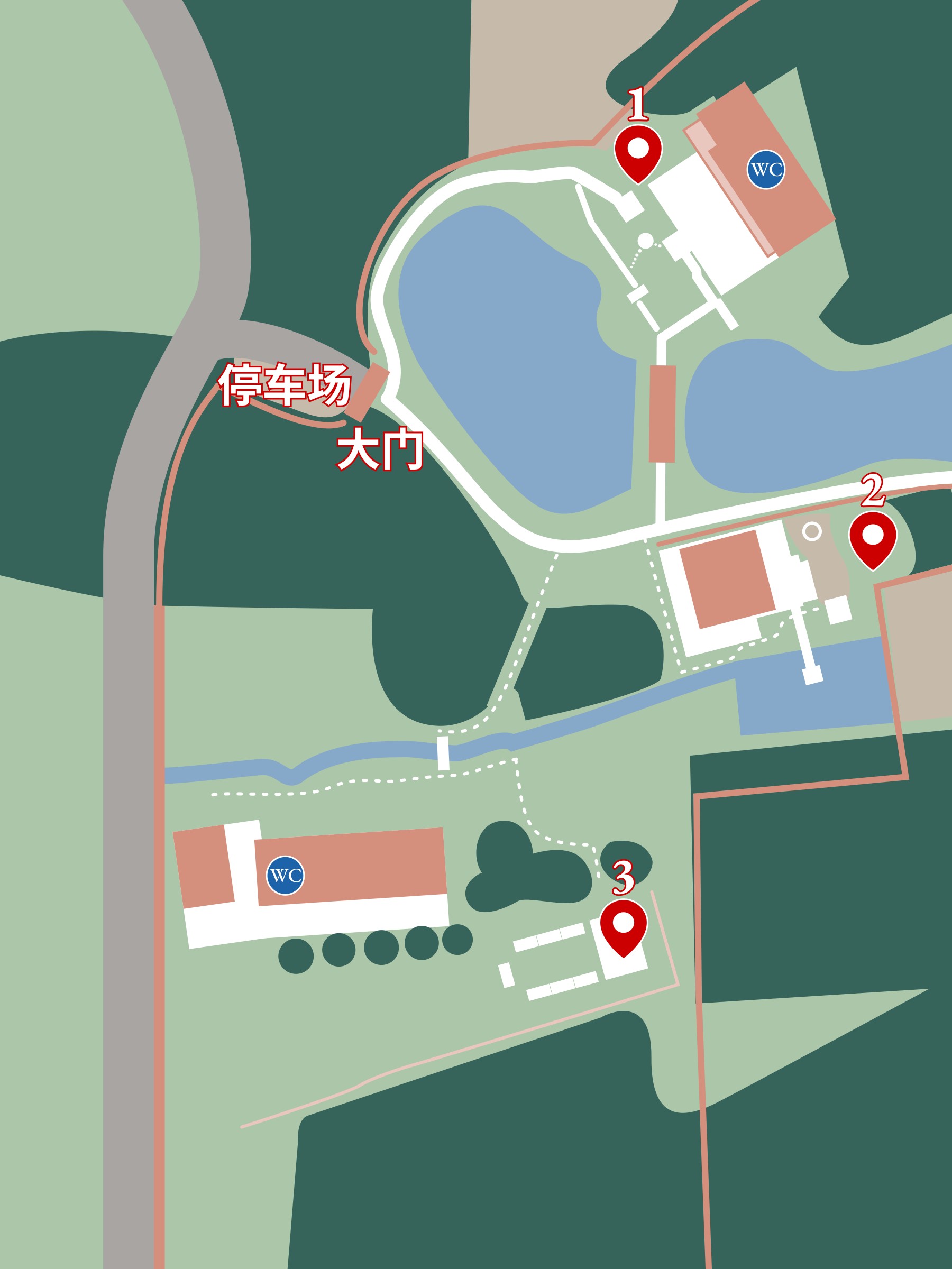 Map to the wedding location
